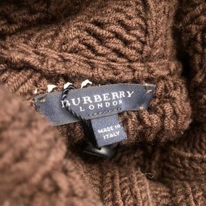 COPY - Burberry Chunky Knit Turtleneck Poncho
